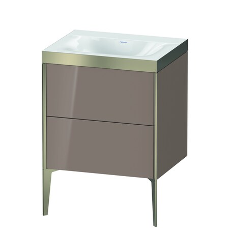 Xviu C-Bonded Floorstanding Vanity Cappuccino High Gloss